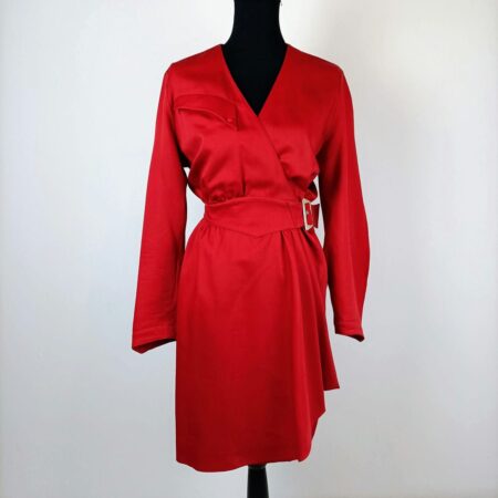 Mugler vestito rosso