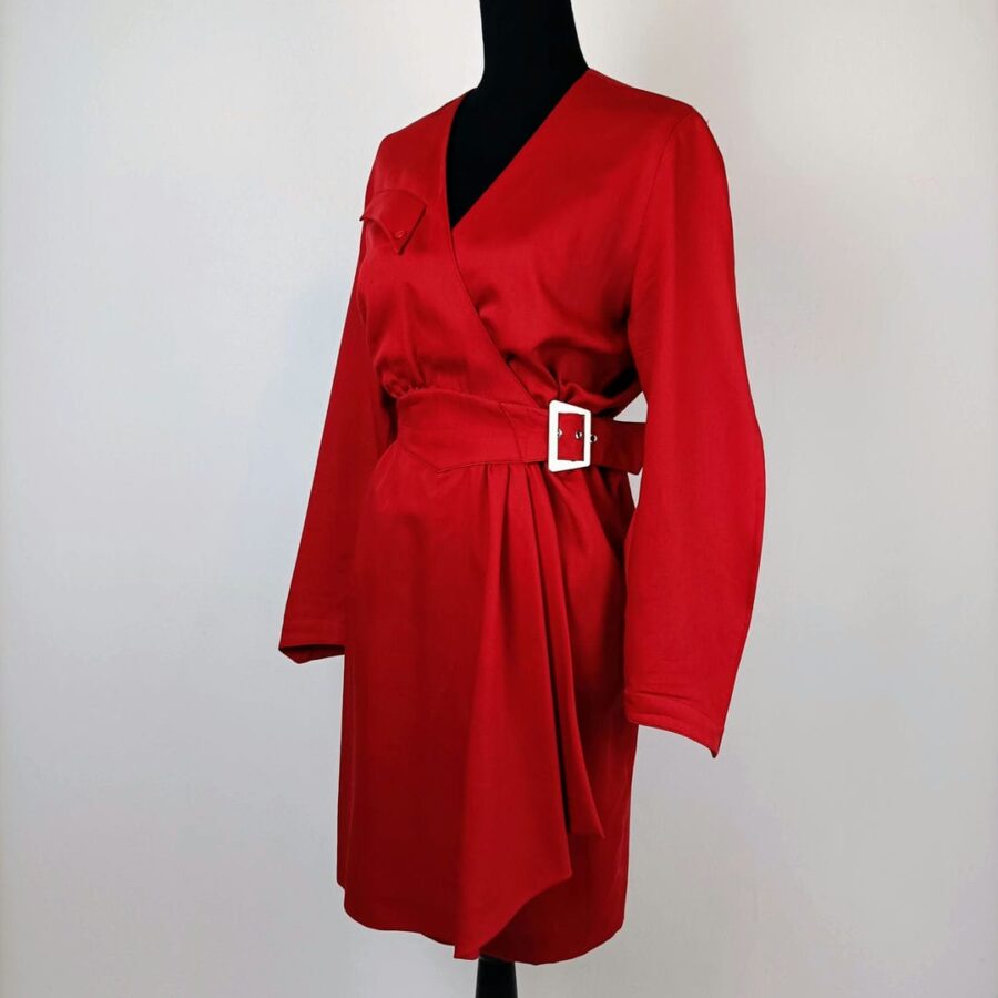vestito rosso vintage