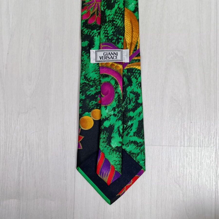 vintage silk tie Gianni Versace