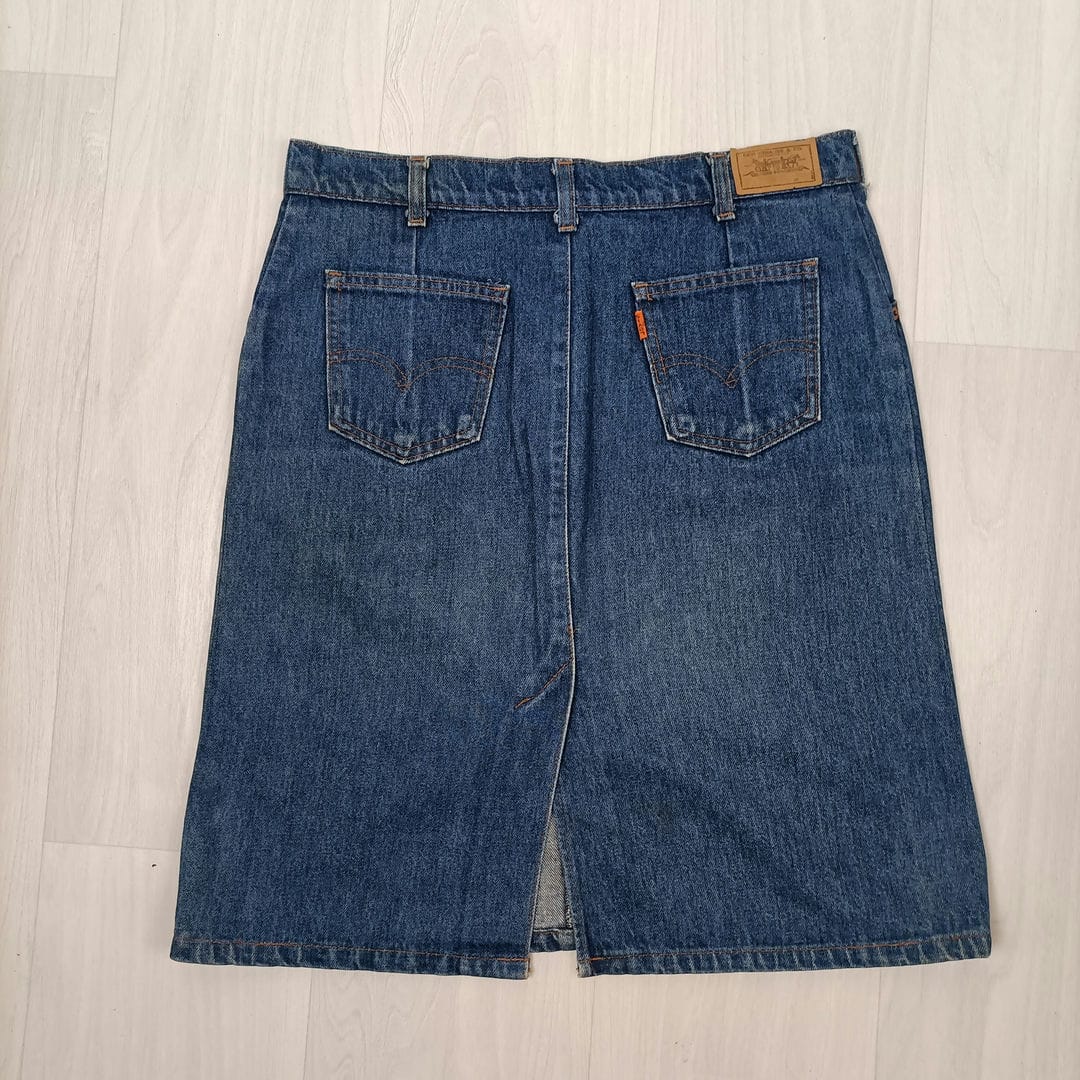 gonna vintage jeans denim