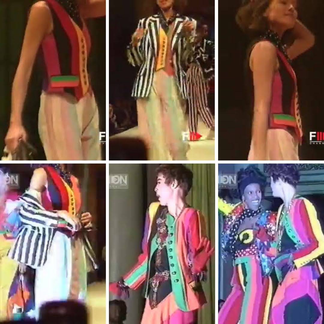 Moschino 1991 gilet iconico arcobaleno - immagine 9