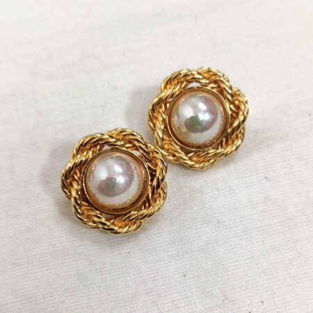 orecchini perle vintage