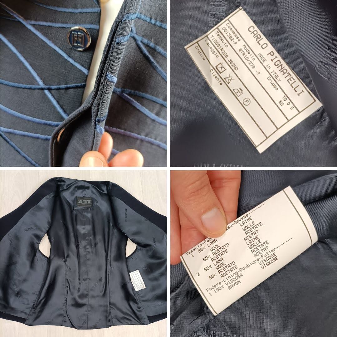 Abito da sposo vintage blu Carlo Pignatelli Cerimonia - immagine 7