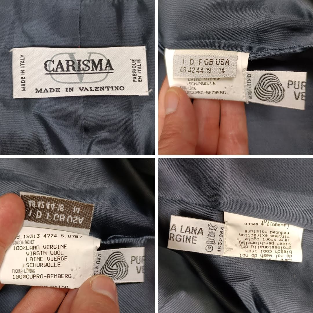 Blazer vichy vintage Carisma made in Valentino - immagine 10