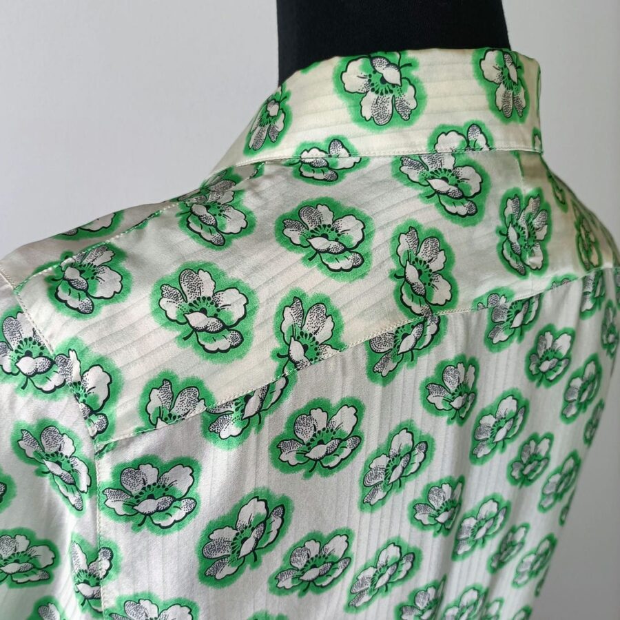 camicia verde vintage