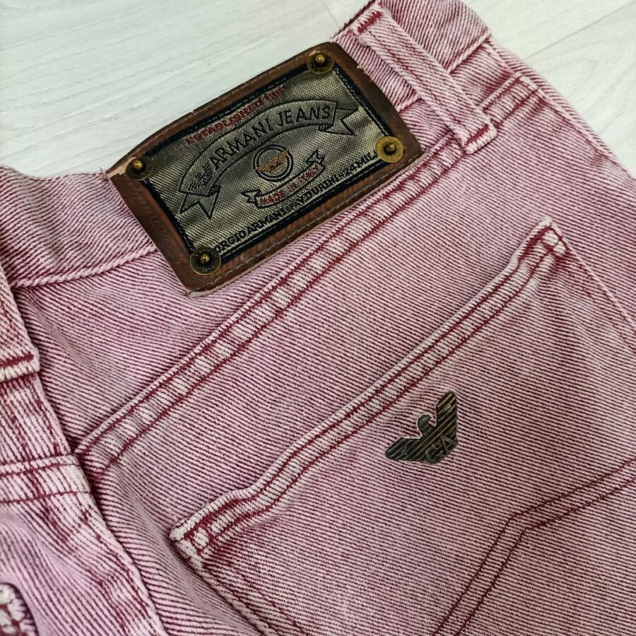 pantaloni rosa vintage