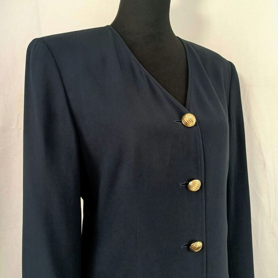 Vintage blue suit Valentino Garavani