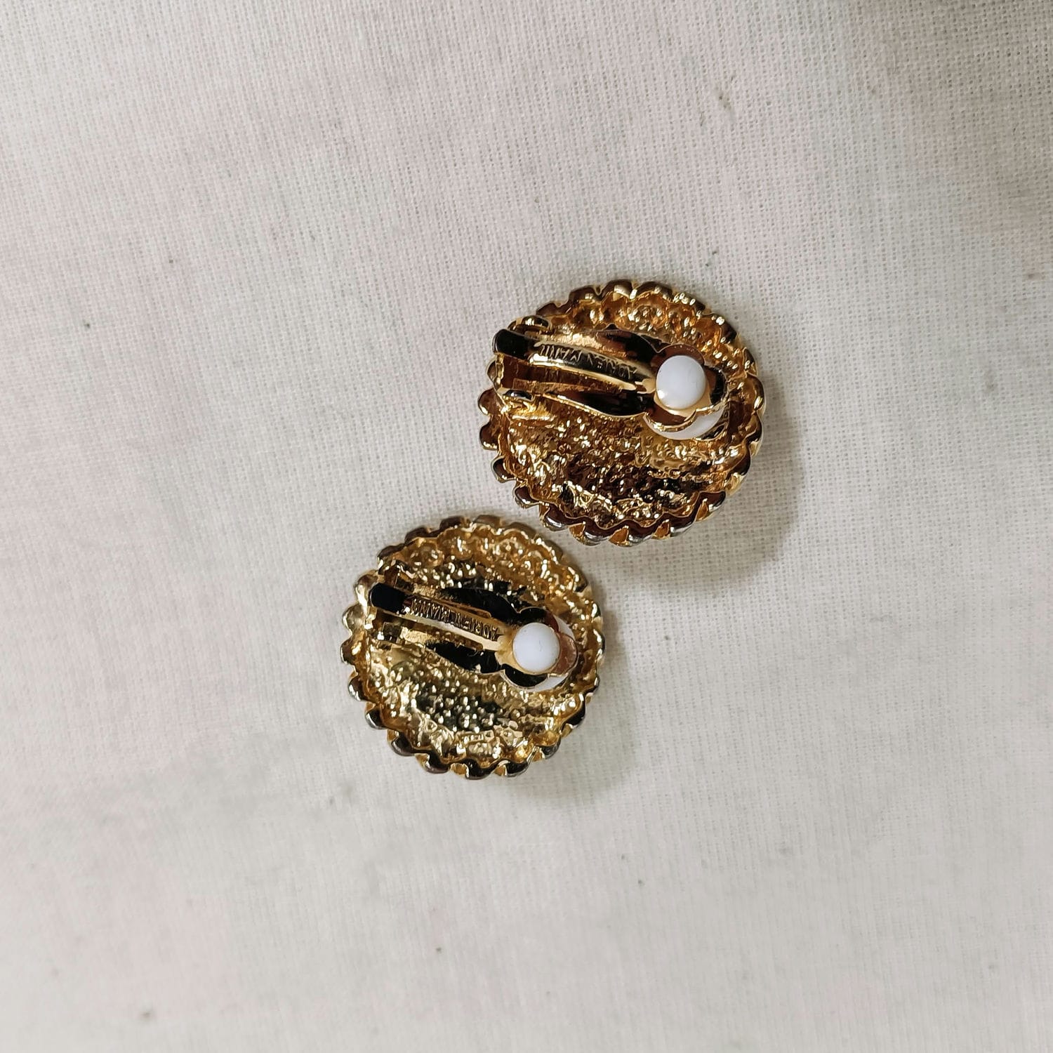 Adrien Mann orecchini vintage con perla - immagine 4