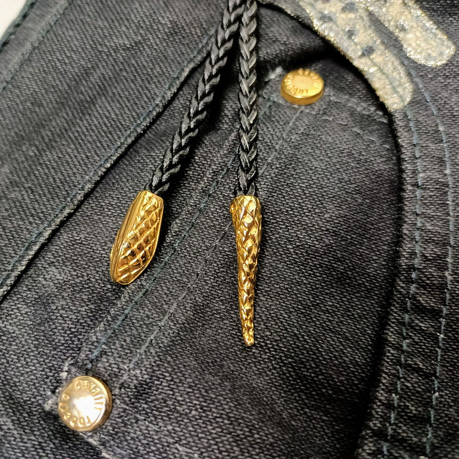 Roberto cavalli pantaloni con leopardi