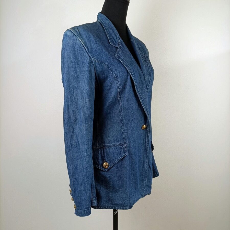 giacca jeans glam rock vintage anni 80
