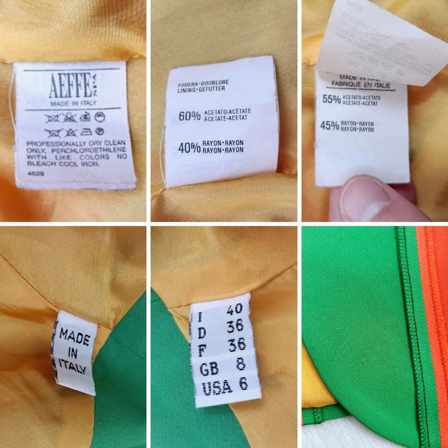 Moschino rainbow giacca a righe vintage 1991 - immagine 8