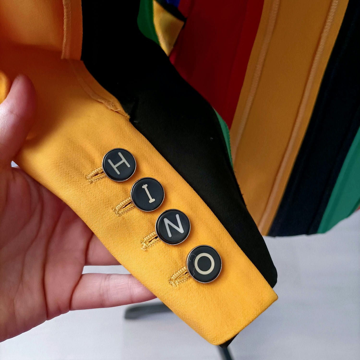 Moschino rainbow giacca a righe vintage 1991 - immagine 7