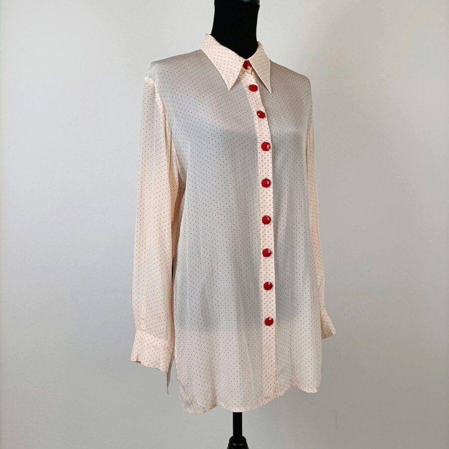 camicia seta vintage