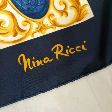 carré vintage in seta Nina Ricci