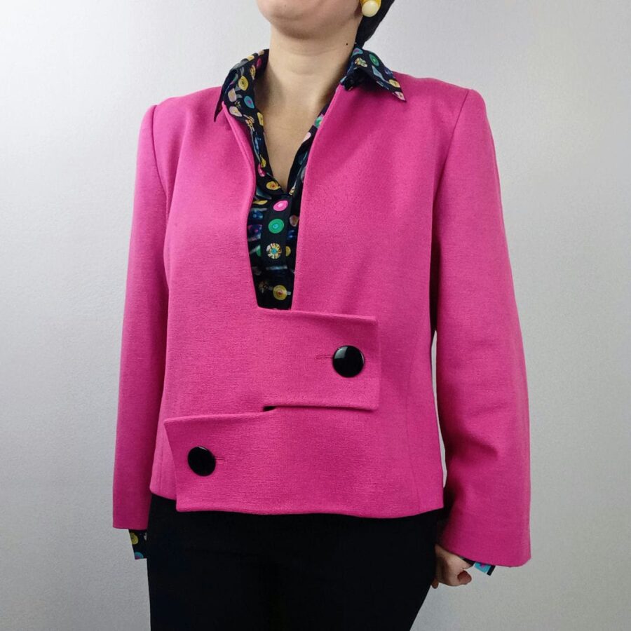 Space Age giacca Pierre Cardin rosa - immagine 11