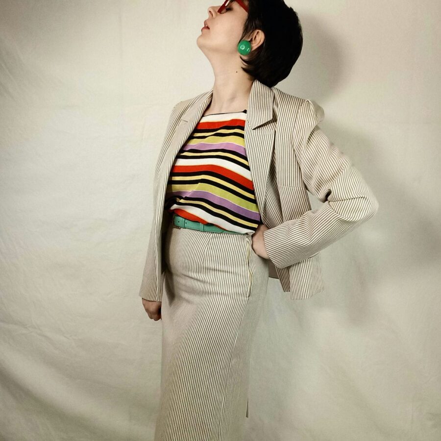 vintage woman suit