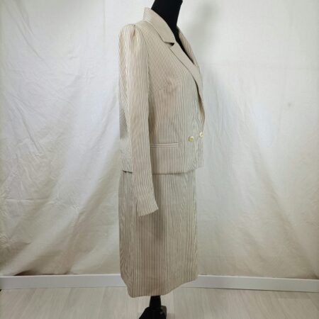 tailleur a righe vintage anni '70