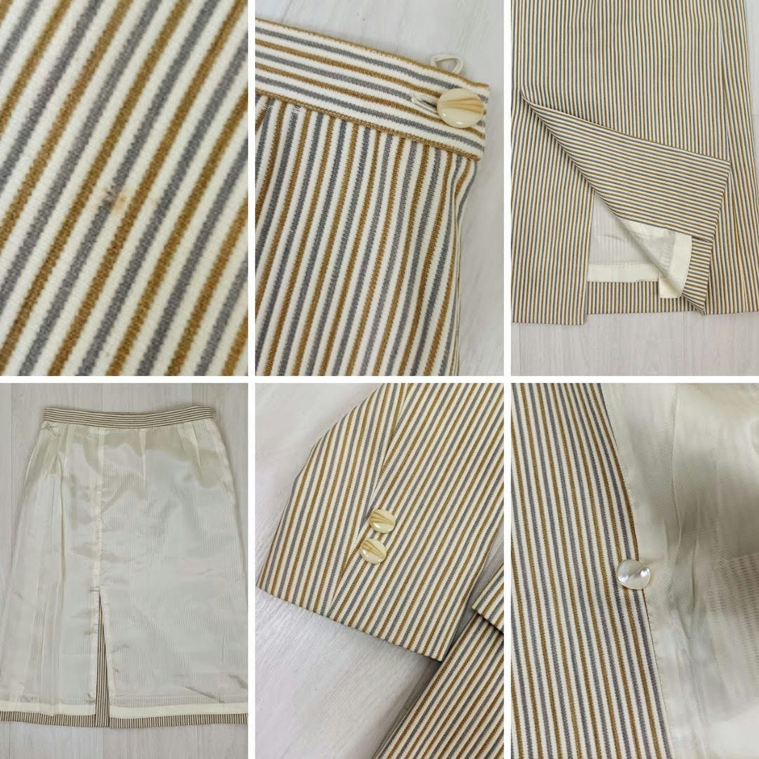 vintage skirt suit 70s