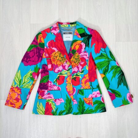 Moschino Couture blazer a fiori 1990s