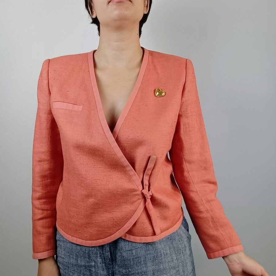 blazer vintage rosa