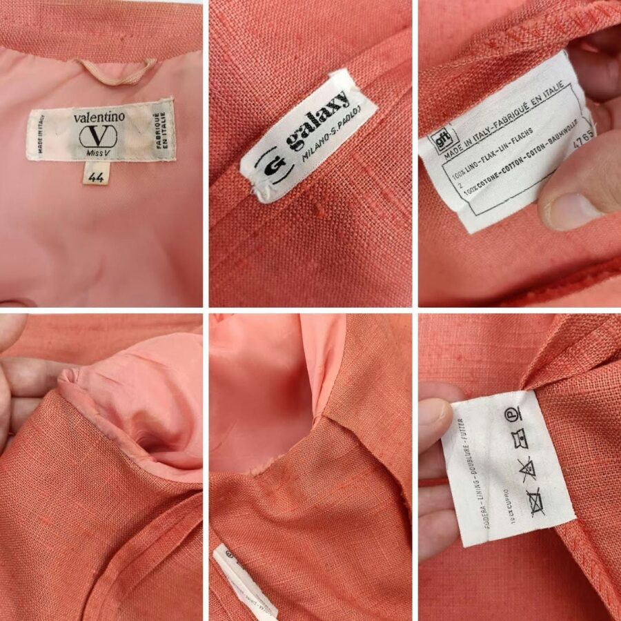 salmon pink jacket vintage