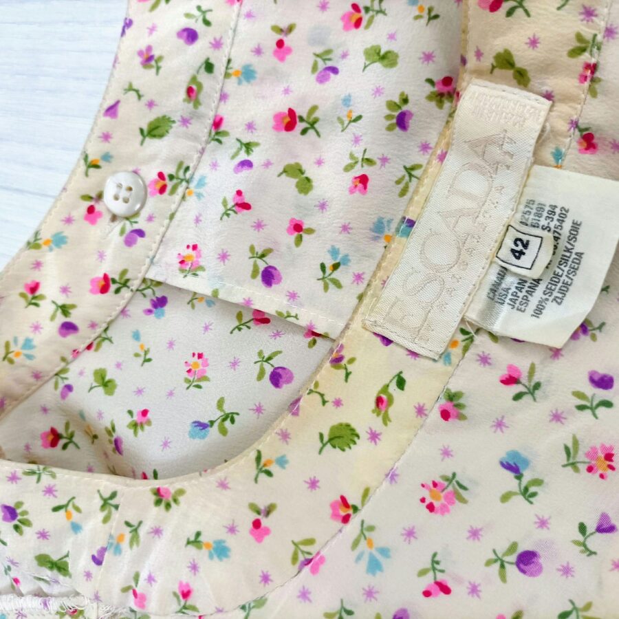 Escada vintage flower shirt