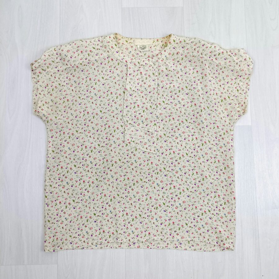 Camicia a fiorellini Escada vintage anni 80 - immagine 3