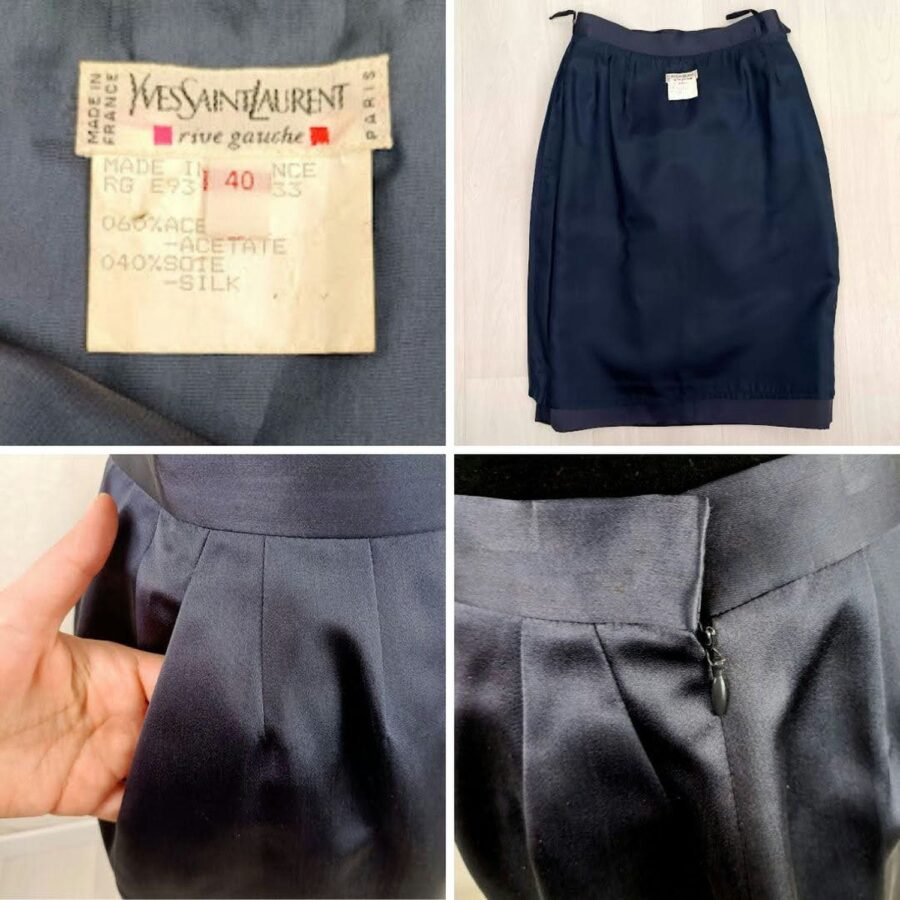 yves saint laurent vintage silk