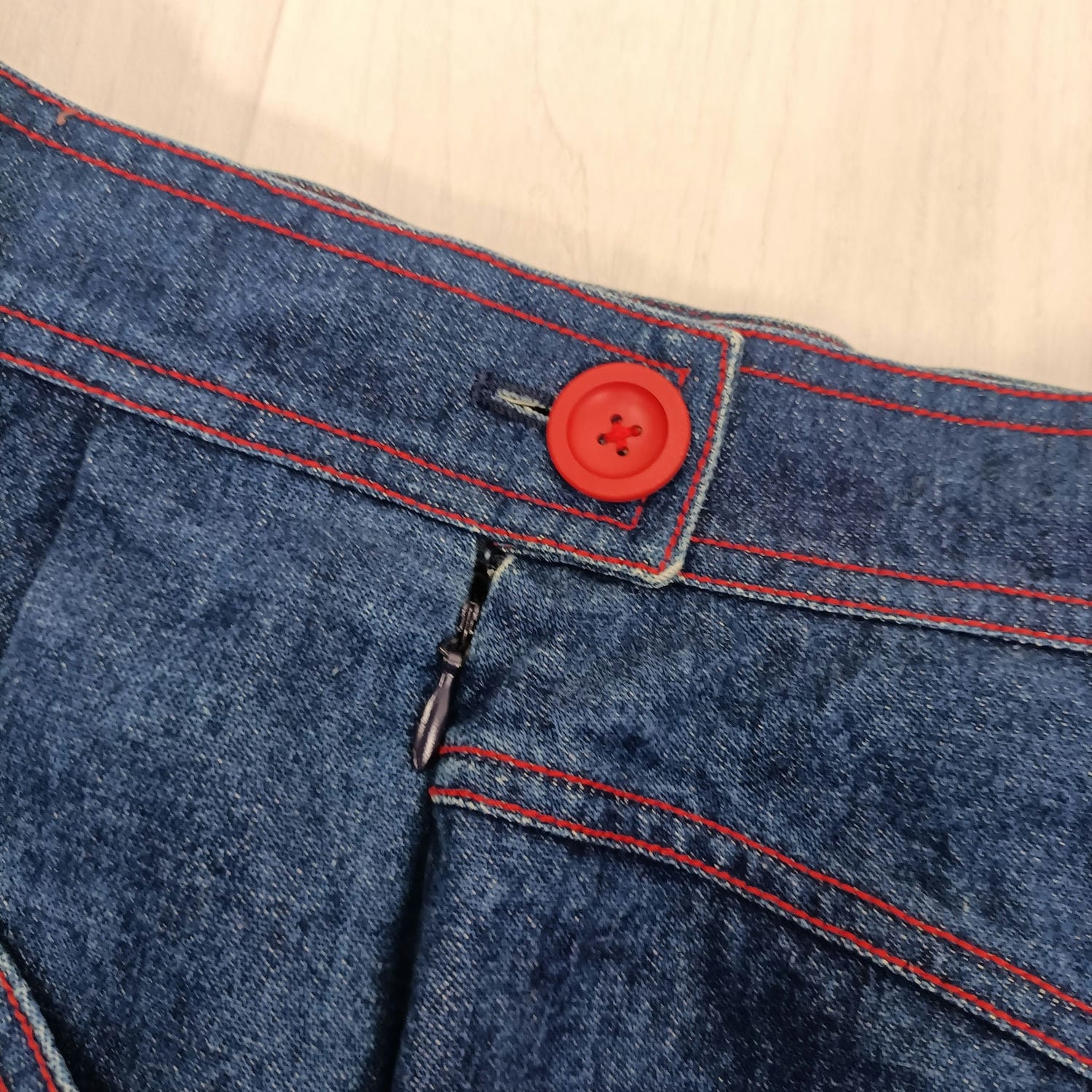 gonna vintage jeans yves saint laurent YSL