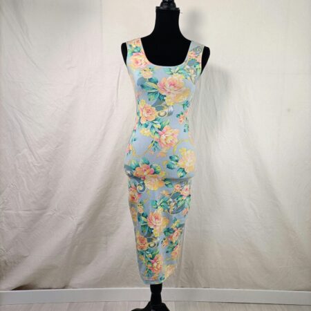 vestito kenzo jungle vintage anni 90 a fiori