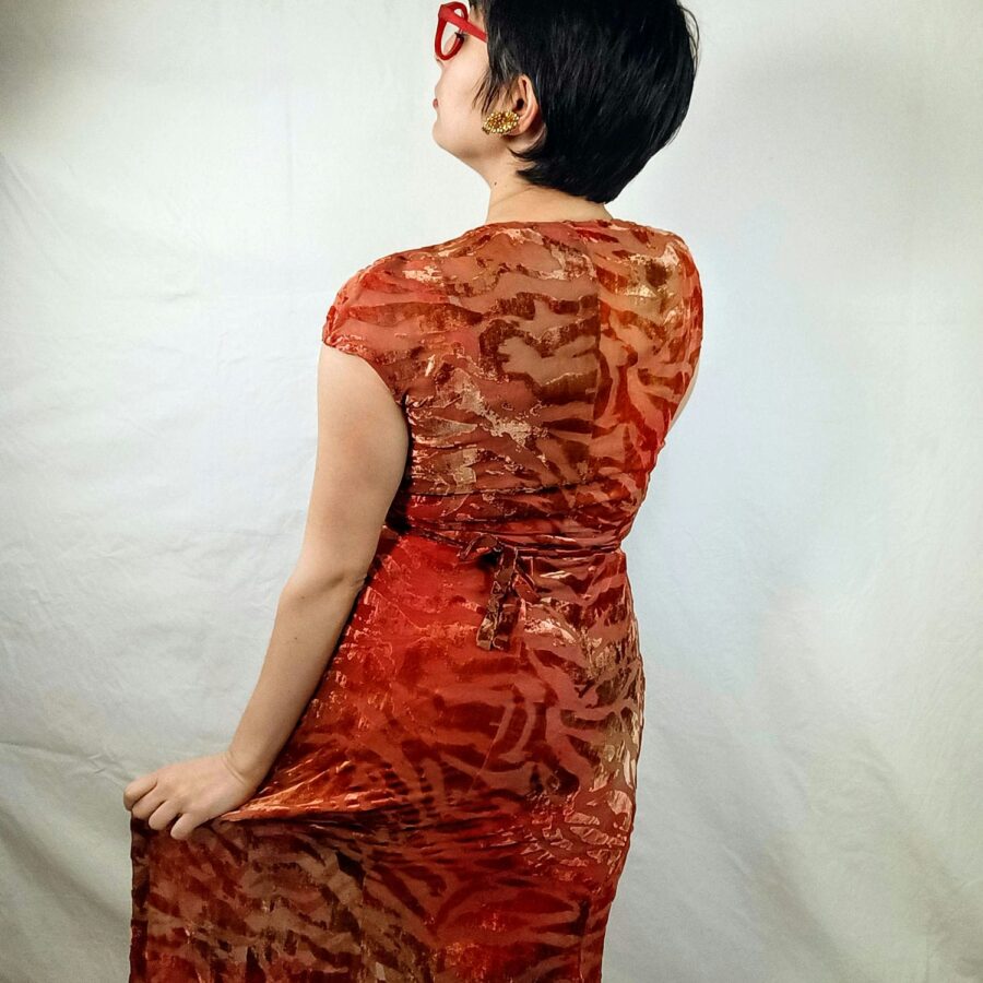 vestito estivo vintage wrap dress
