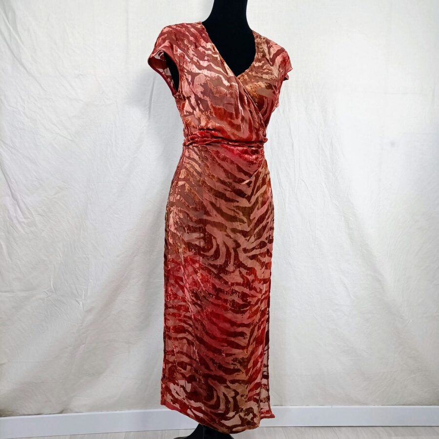 vestito Ungaro tigrato y2k