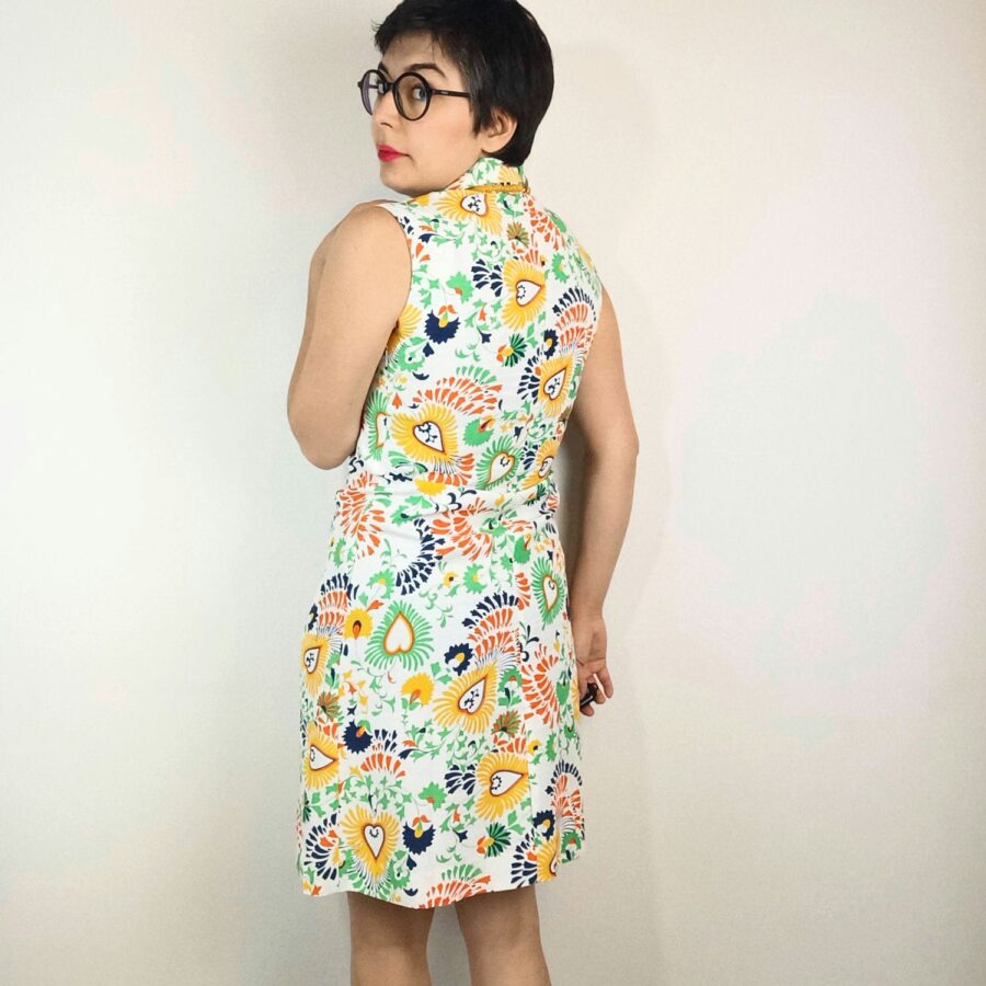 vintage flower dress