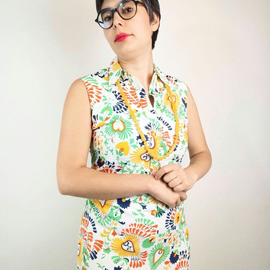 vestito vintage anni 70