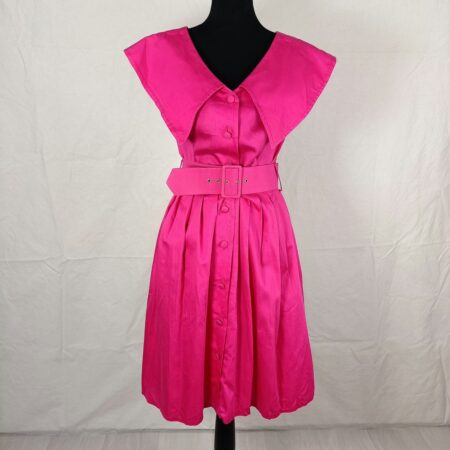 Vestito fucsia cerimonia vintage anni '80