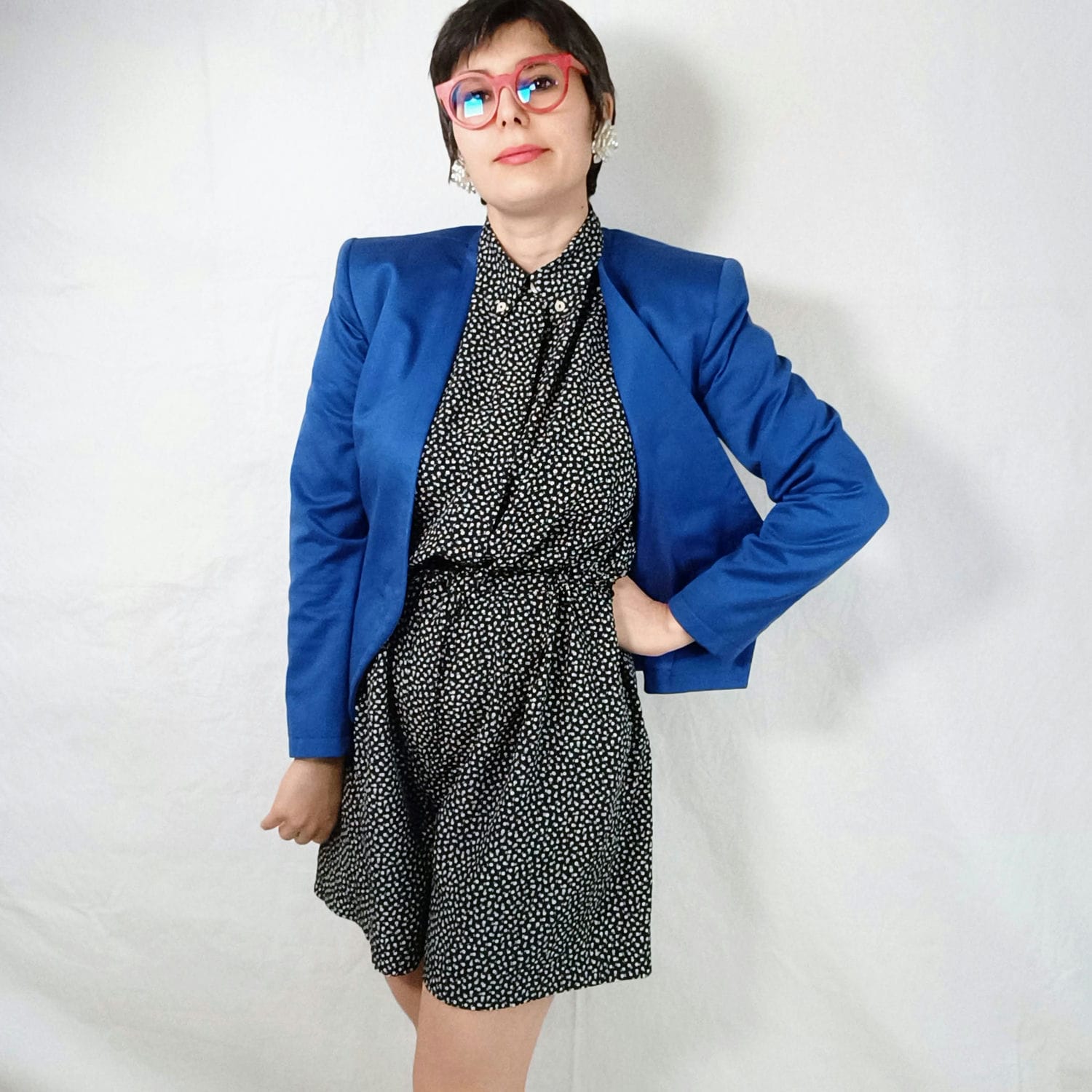 abito estivo a fiori vintage anni 90