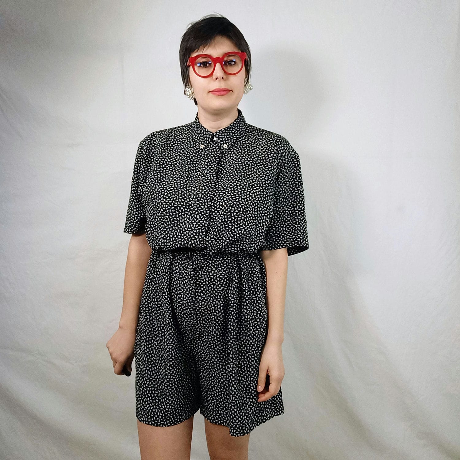 vestito a fiori vintage anni 90