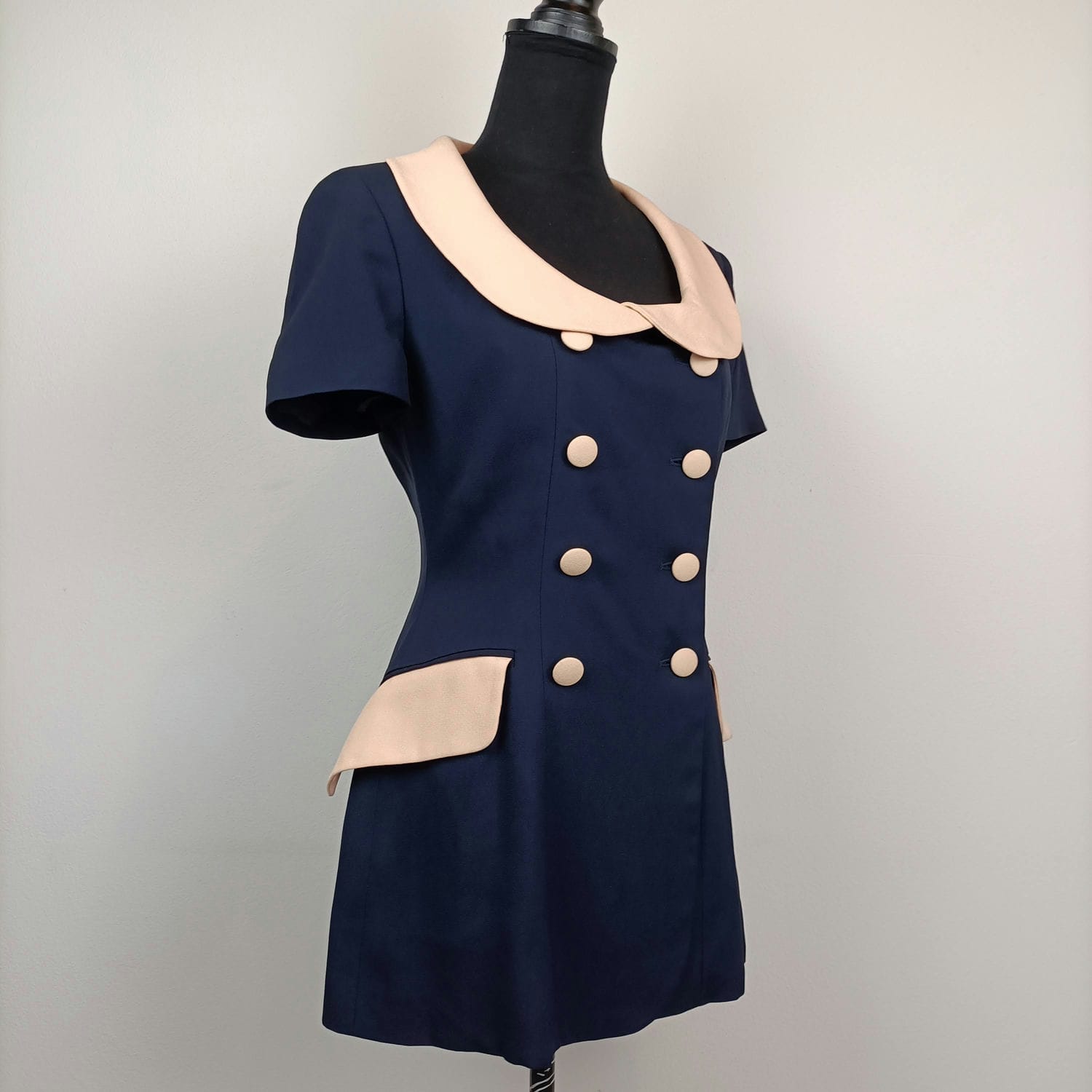 Moschino anni 90 blazer a maniche corte