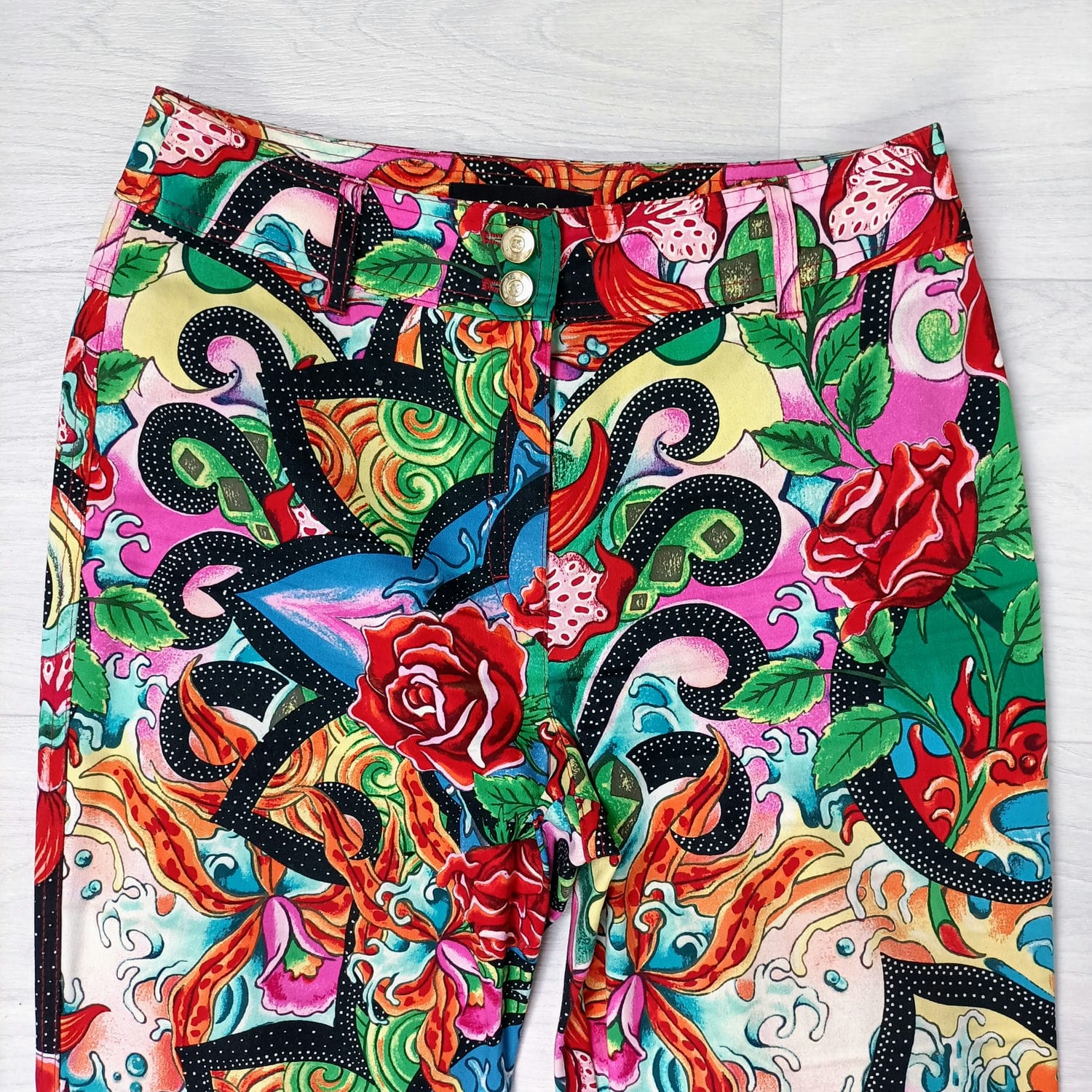 pantaloni astratti vintage