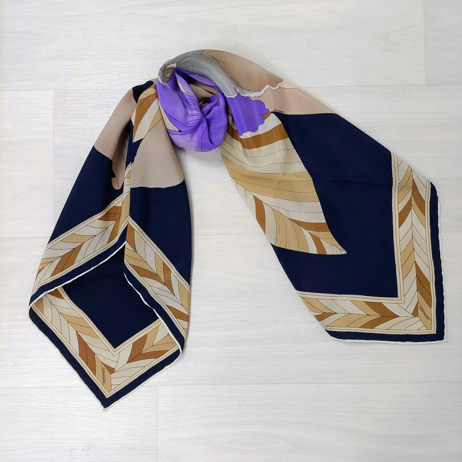 sciarpa seta vintage Leonard