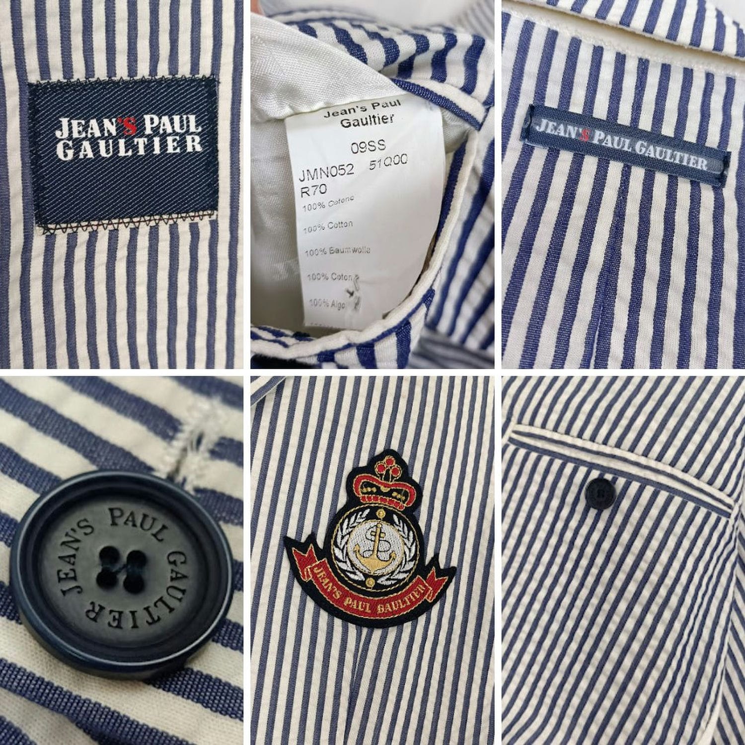 jean paul gaultier giacca uomo