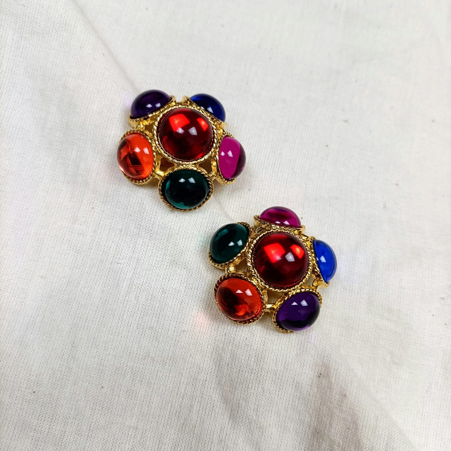 orecchini glam vintage anni 80