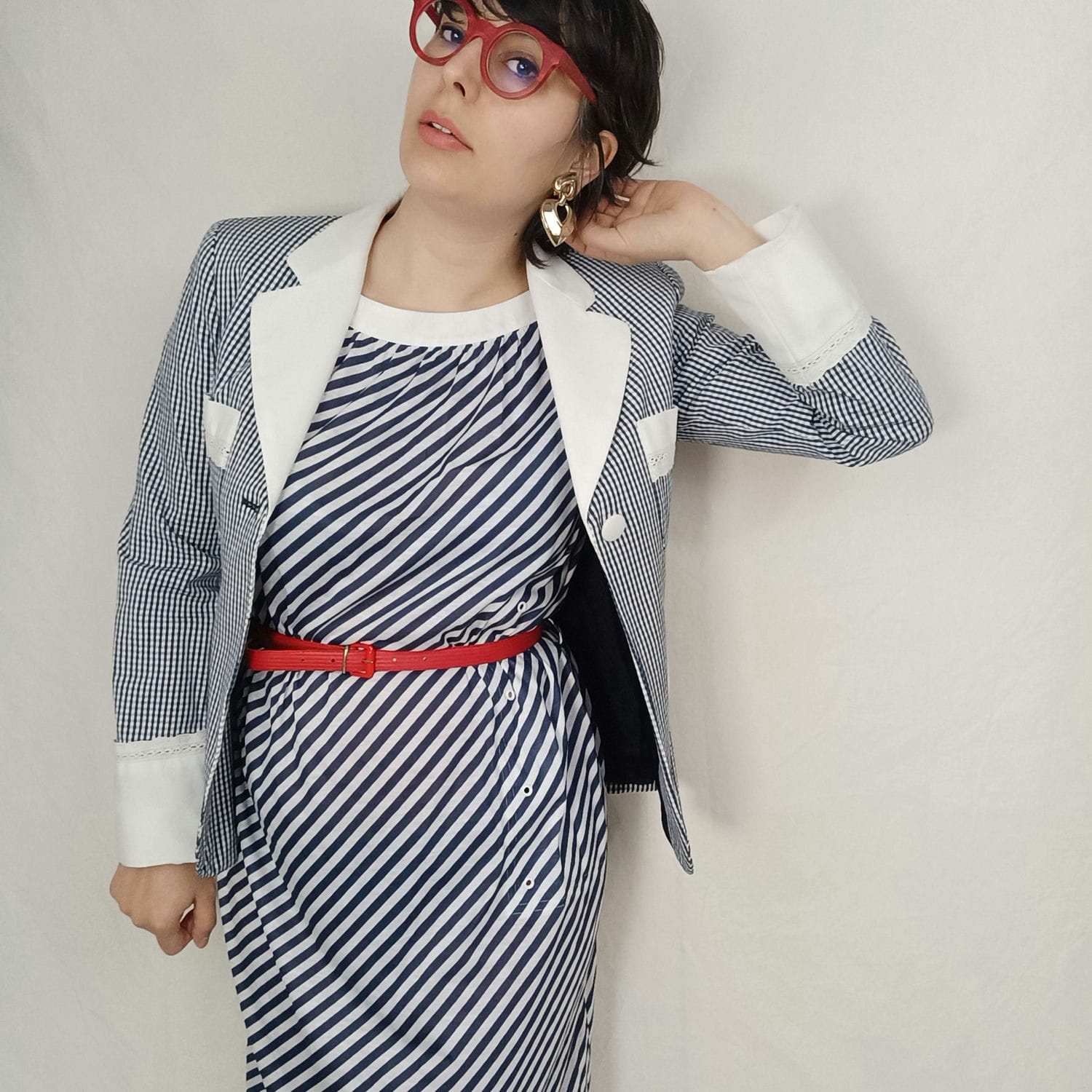 outfit stile cruise bianco e blu