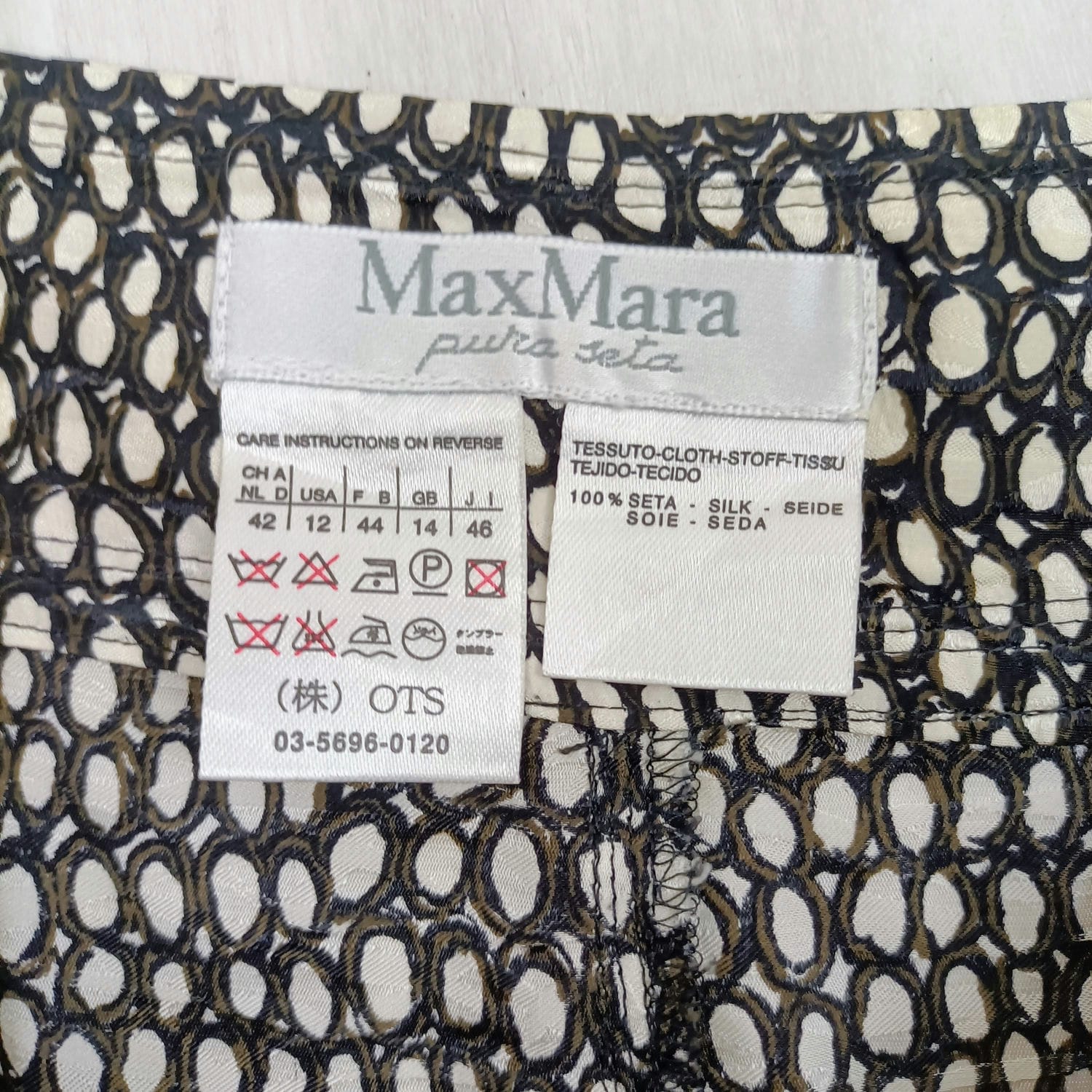 Max Mara y2k style gonna in seta - immagine 3