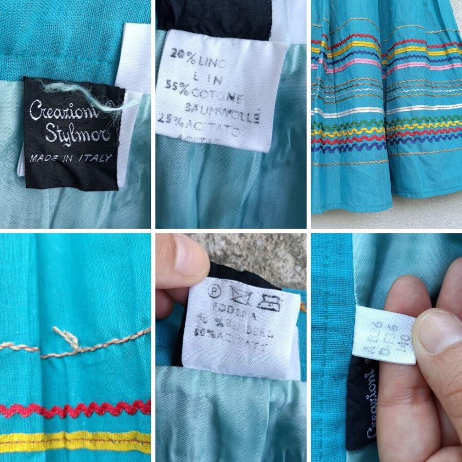 vintage boho skirt