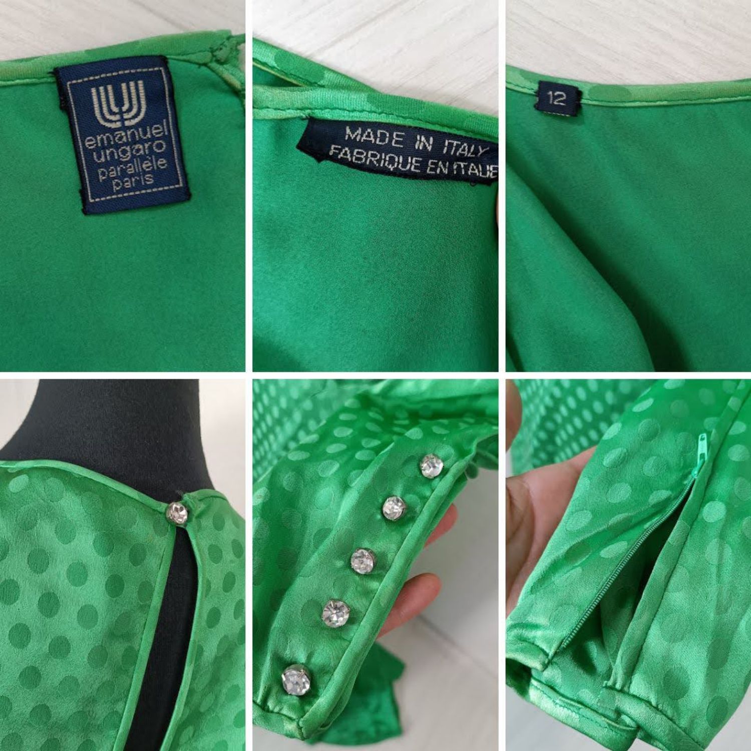 Emanuel Ungaro Parallele vestito da sera vintage - immagine 6