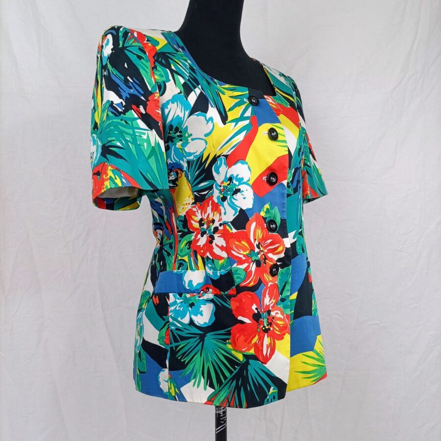 Escada parrot giacca tropicale vintage