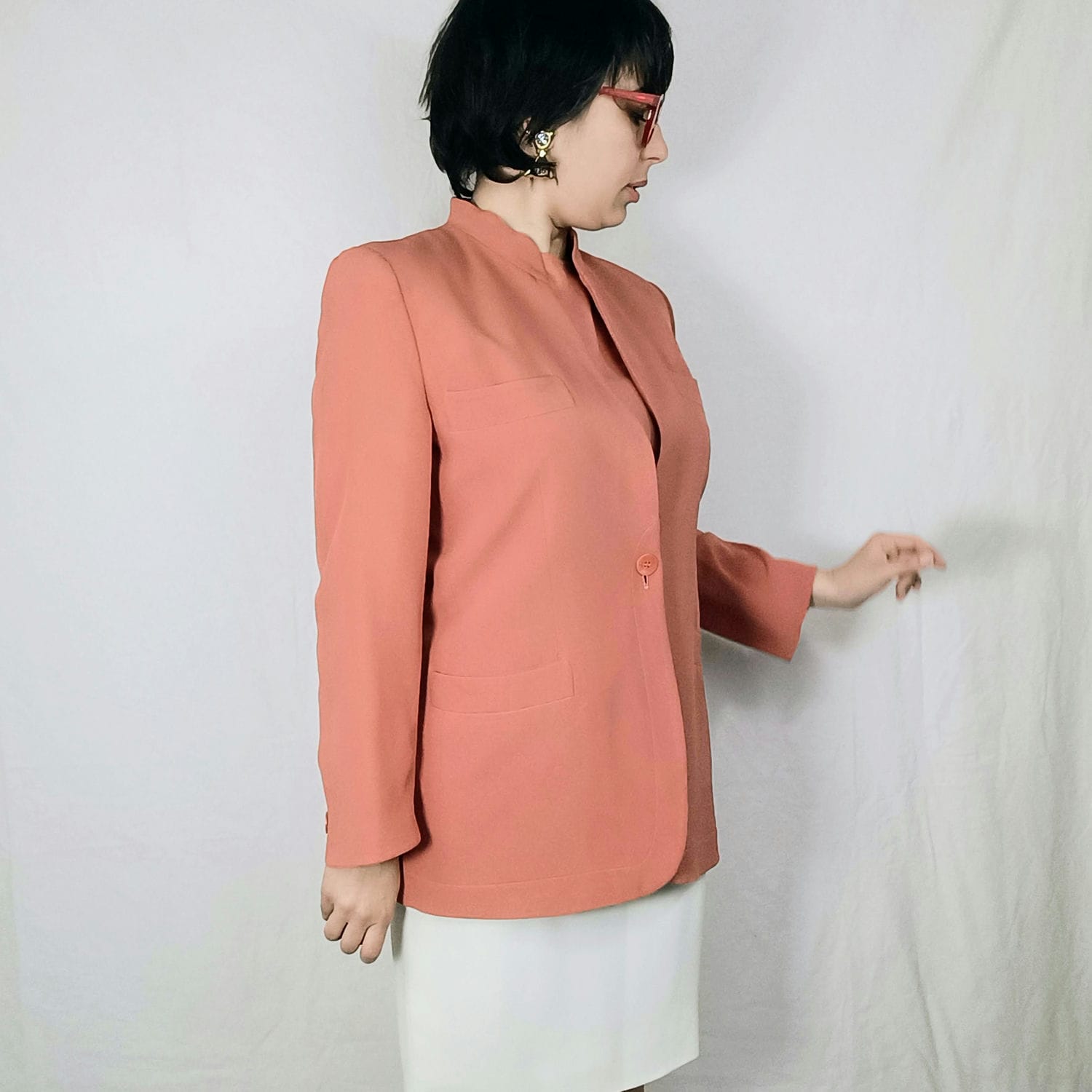 Giacca Armani vintage rosa anni 90