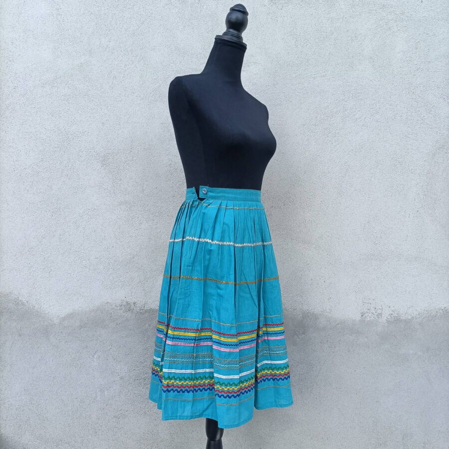 gonna turchese vintage