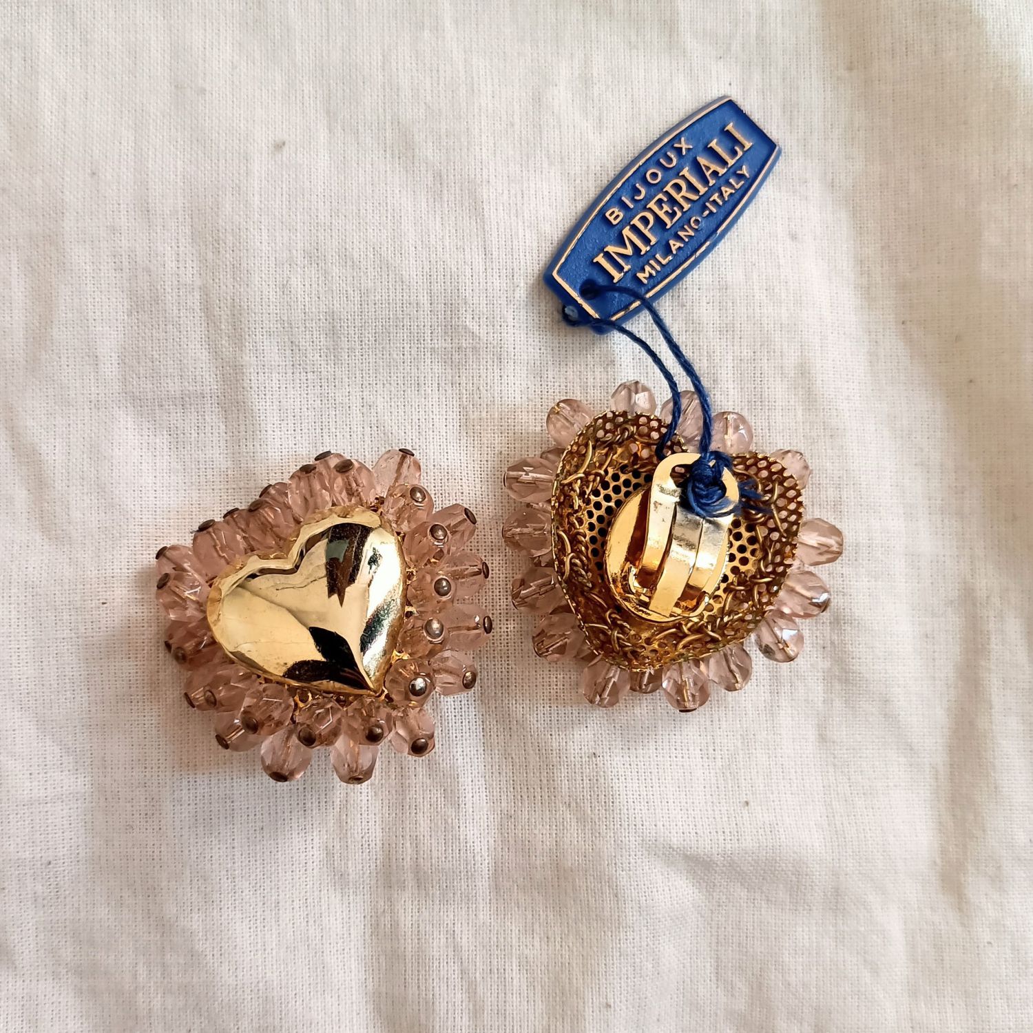 orecchini cuore vintage